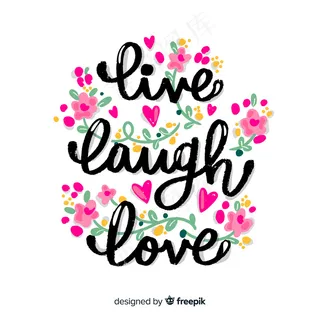 粉红色花朵正面刻字