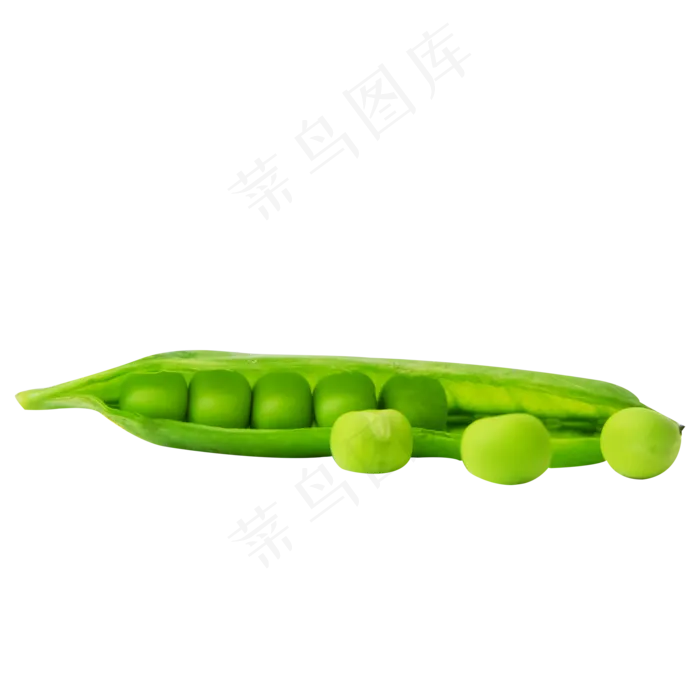 剥开的豌豆(2000*2000px 300 dpi )
