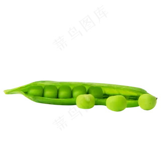 剥开的豌豆