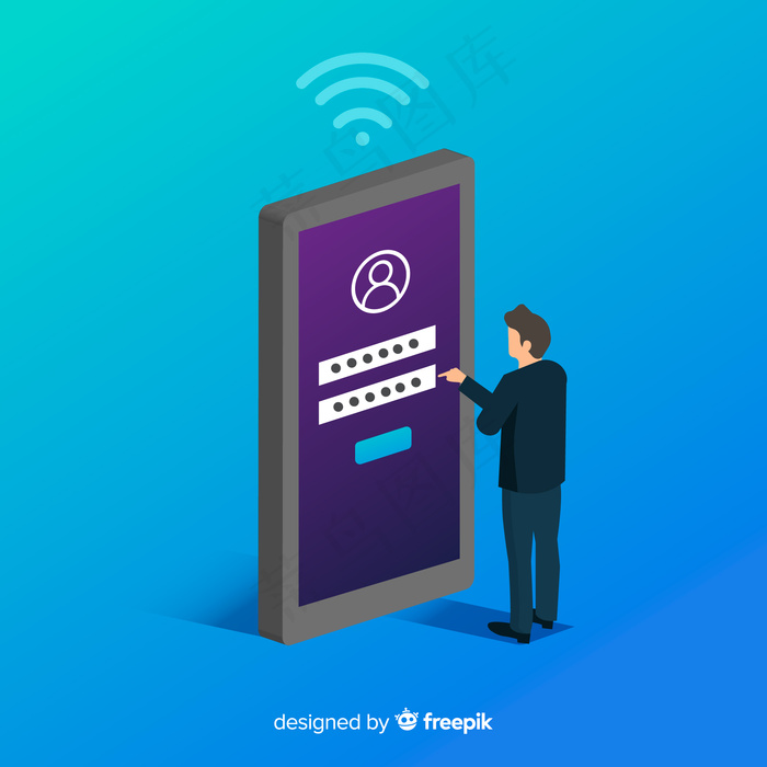 网上注册概念背景