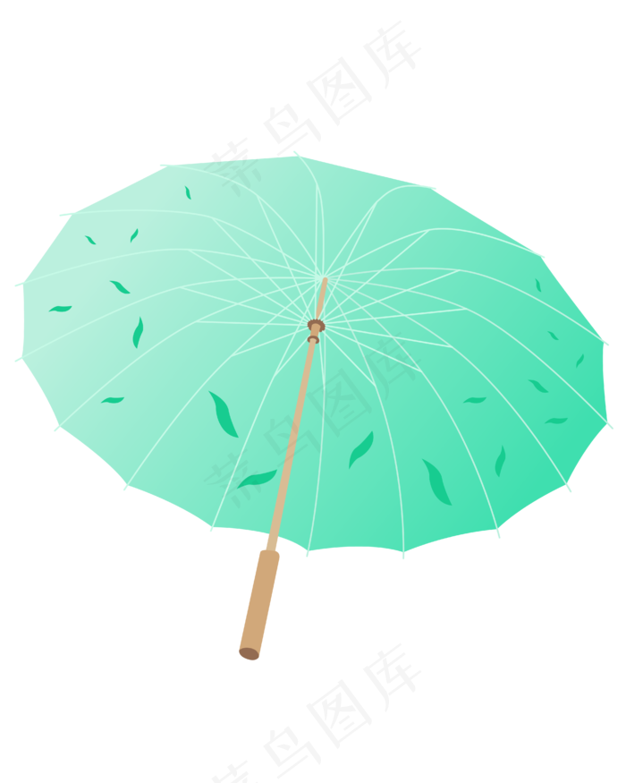 矢量卡通古代雨伞(4167*5208px 300 dpi )ai矢量模版下载