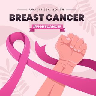 乳腺癌宣传月概念