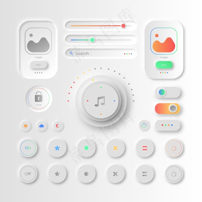 真实感设计用户界面元素