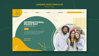 国际和平日登录页模板