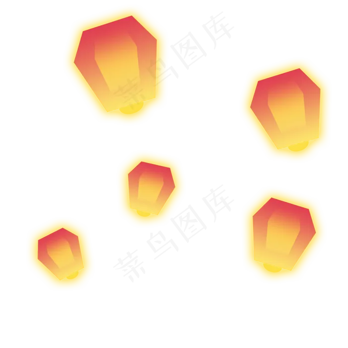 七夕孔明灯(2000X2000(DPI:300))psd模版下载