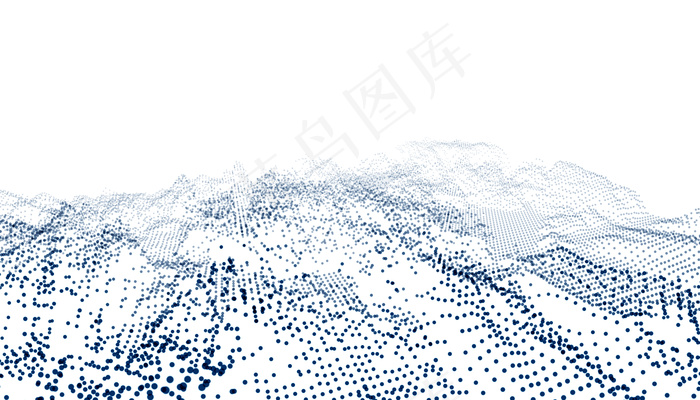 白色背景下的粒子连接波eps,ai矢量模版下载