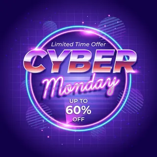 复古未来主义网络星期一背景