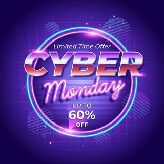 复古未来主义网络星期一背景