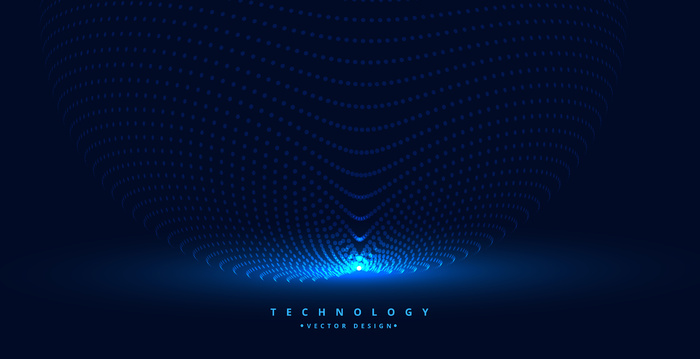 带光源粒子背景技术