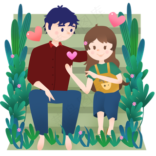 七夕情人节情侣 