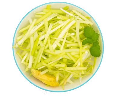一碗葱丝蔬菜