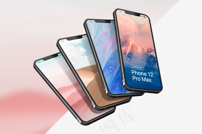 智能手机pro max实体模型样机psd模版下载