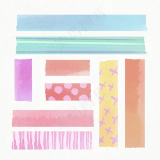 水彩水洗带系列