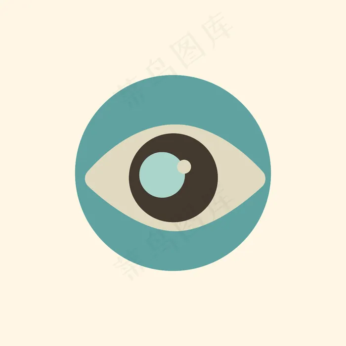 眼睛图标图示eps,ai矢量模版下载