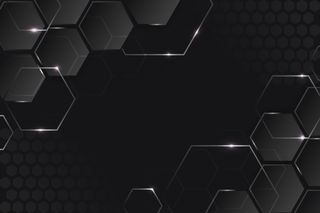 梯度六边形背景