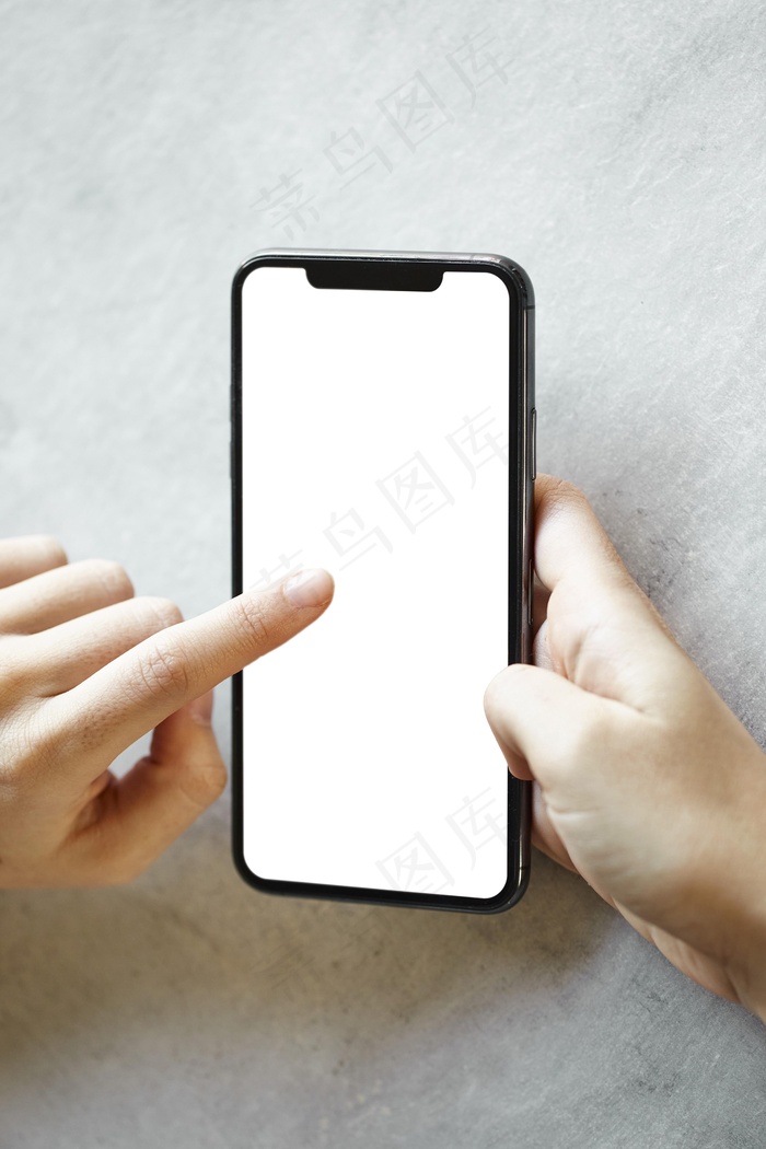 高角度手机模型样机和茶杯