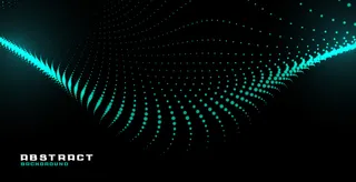 发光抽象粒子波技术背景