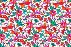花卉手绘花纹