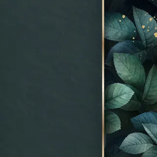 绿色树叶图案背景矢量