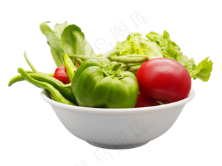 绿色立体青辣椒