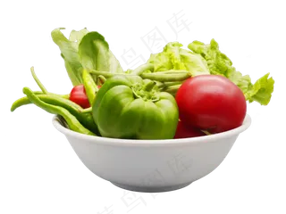 绿色立体青辣椒