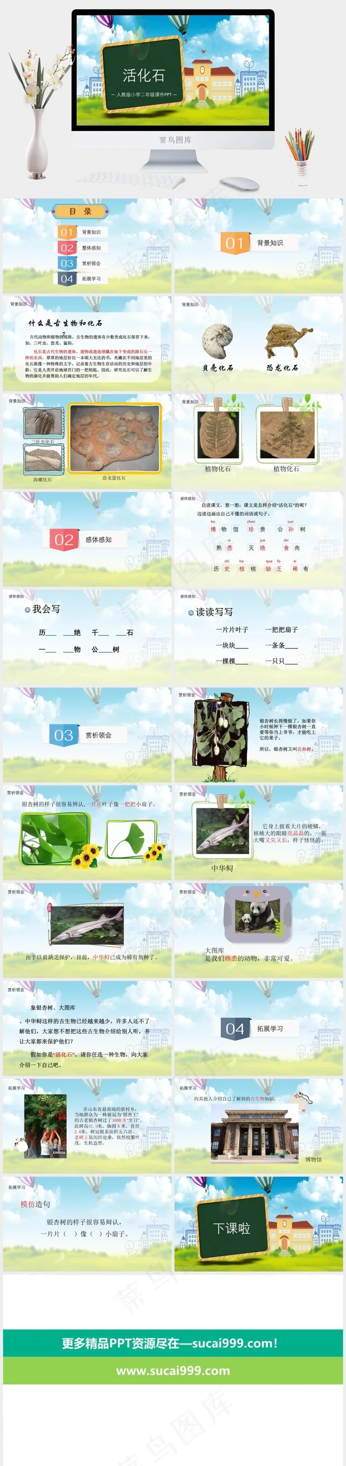 实景风标准PPT模板