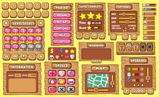 面向手机app移动应用的平台游戏用户界面