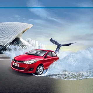 汽车促销创意海报