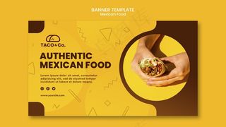 墨西哥餐厅宣传单,DM传单