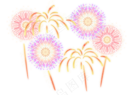 新年春节烟火烟花