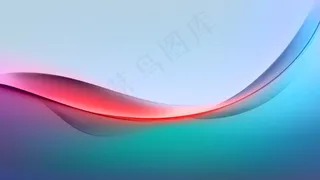 抽象彩色波浪背景