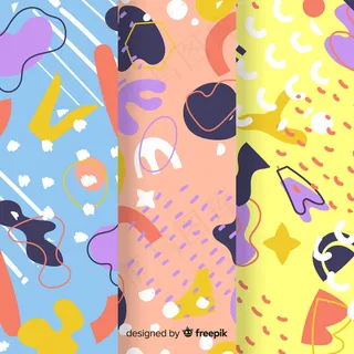 手绘抽象图案集