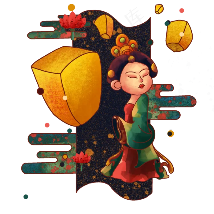 花好月圆度中秋(2000X2000(DPI:300))psd模版下载