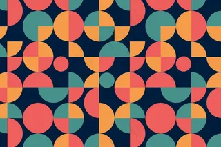 几何沟槽无缝花纹