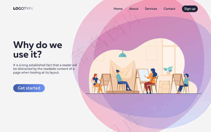 艺术工作坊模特造型