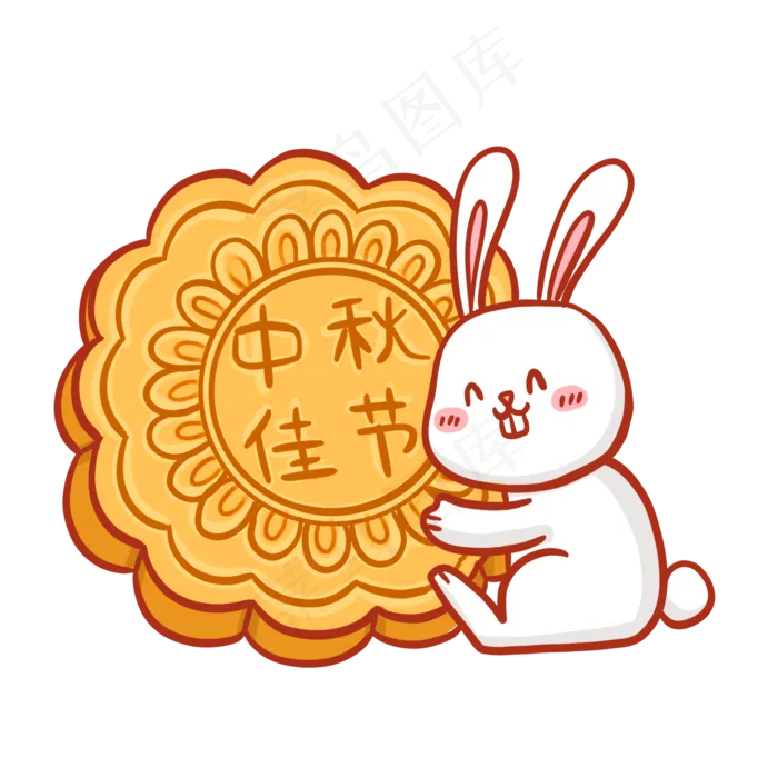 中秋节表情包(2000X2000(DPI:300))psd模版下载