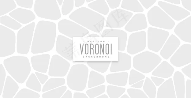 经典voronoi图案抽象背景