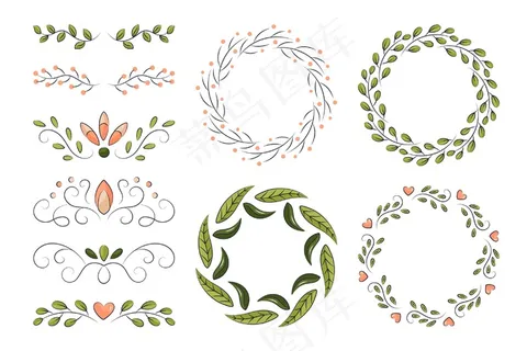 手绘装饰元素集