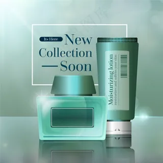 美丽的化妆品广告