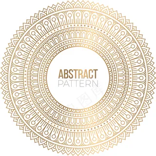 豪华装饰曼荼罗设计背景