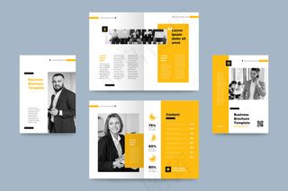 带照片的小册子模板