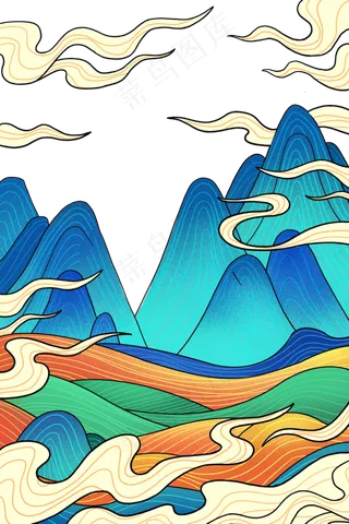 2021年春节红色喜庆牛年国潮新年