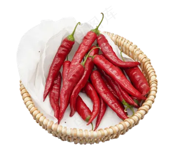 编织筐红辣椒