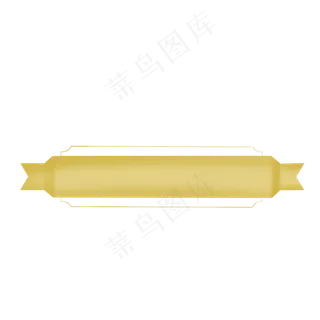 线条金色标题框