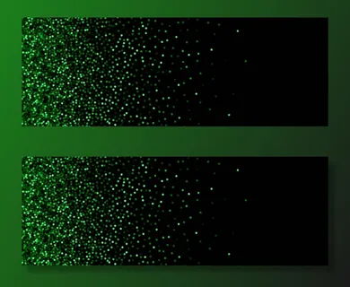 发光的绿色闪光横幅banner 发光的绿色闪光横幅banner