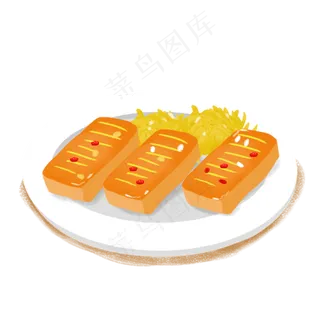 创意卡通重阳糕设计素材