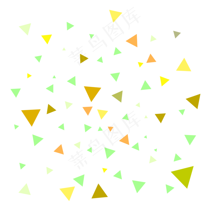 三角形撒花(2000X2000(DPI:300))ai矢量模版下载