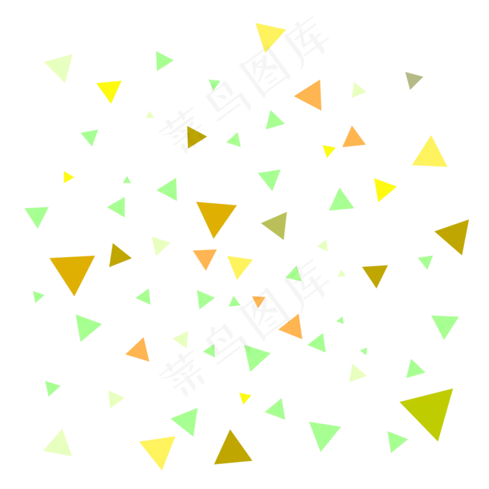 三角形撒花(2000X2000(DPI:300))ai矢量模版下载
