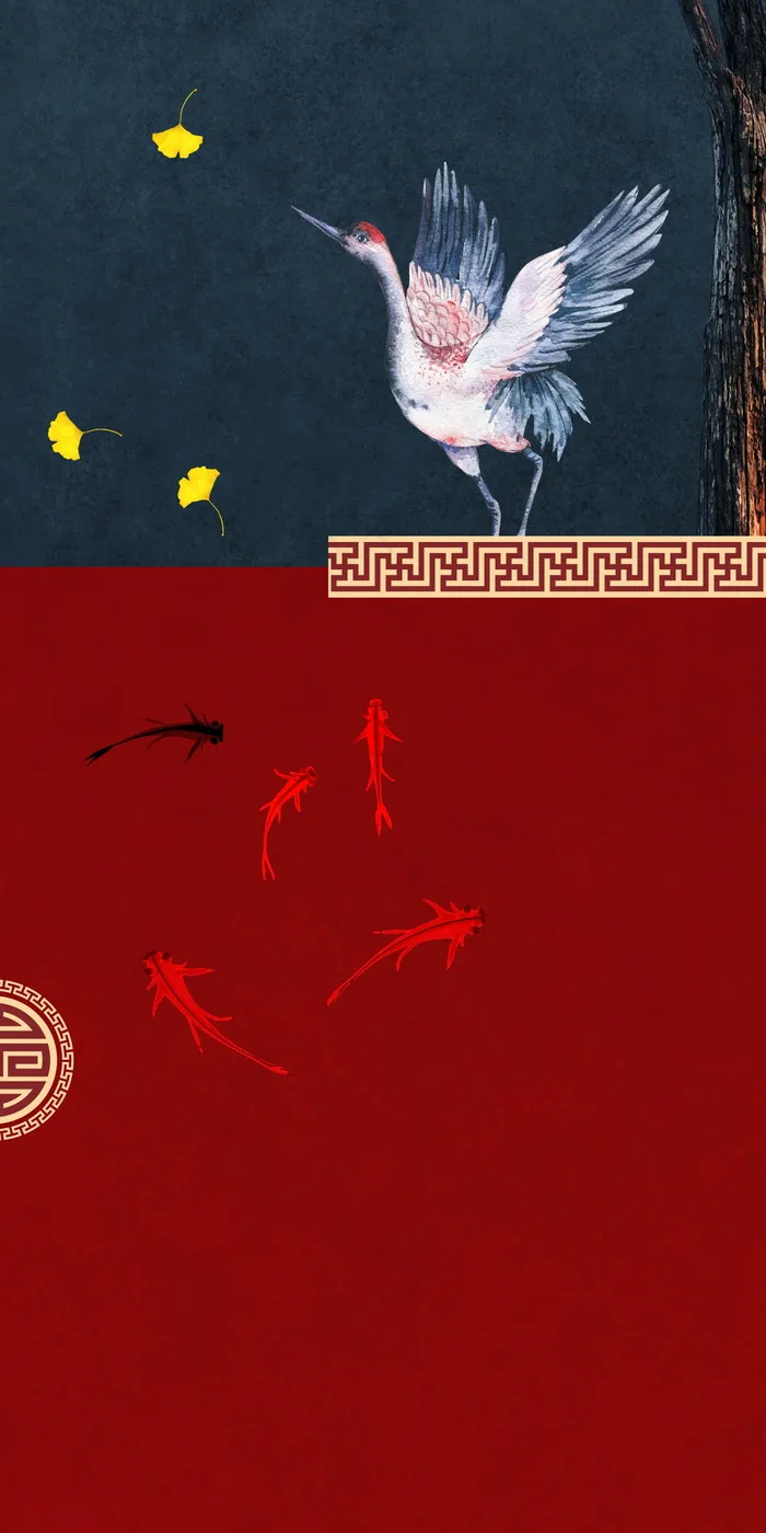 中国风背景 古典背景psd模版下载