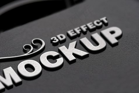 logo样机标志样机智能贴图